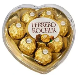Caja de Chocolate Ferrero en forma de corazón con bombones para regalar en Santiago y Región Metropolitana