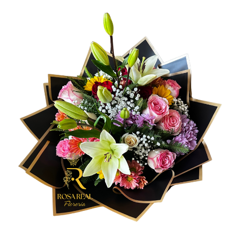 Ramo surtido especial con flores frescas y coloridas, ideal para regalar en cualquier ocasión