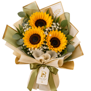 Ramo de 3 girasoles